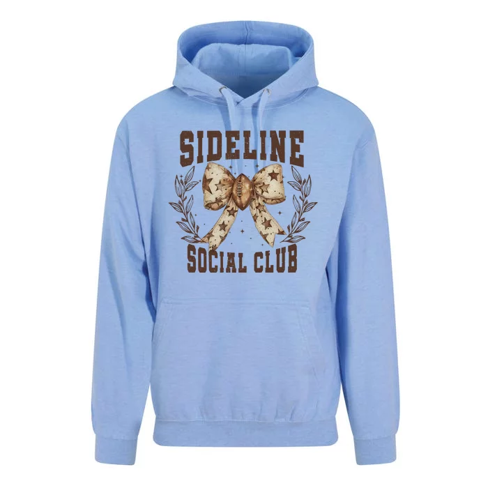 Sideline Social Club Fall Coquette Bow Unisex Surf Hoodie