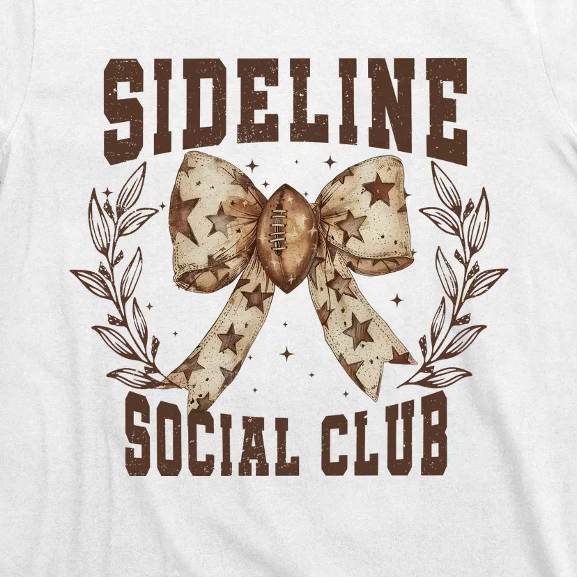 Sideline Social Club Fall Coquette Bow T-Shirt