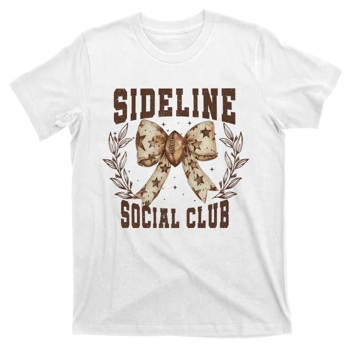 Sideline Social Club Fall Coquette Bow T-Shirt