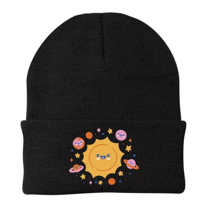 Solar System Cute Cartoon Knit Cap Winter Beanie