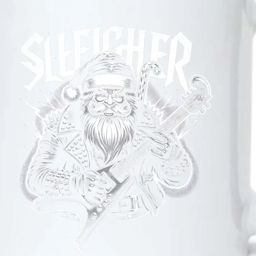 Sleigher Santa Claus Rock Christmas Funny Hail Santa Great Gift Black Color Changing Mug