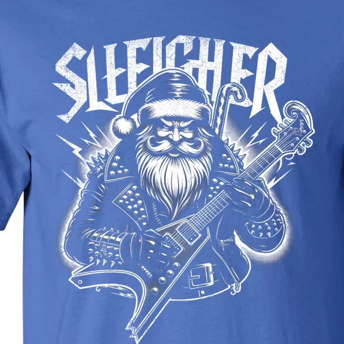 Sleigher Santa Claus Rock Christmas Funny Hail Santa Great Gift Tall T-Shirt