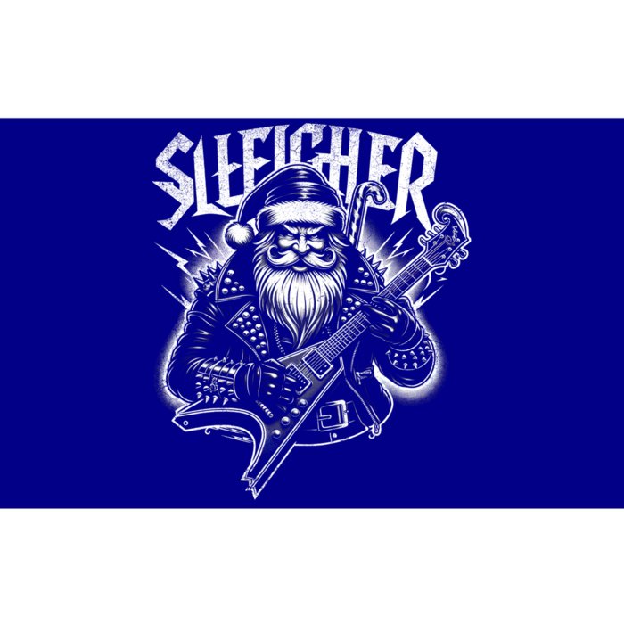 Sleigher Santa Claus Rock Christmas Funny Hail Santa Great Gift Bumper Sticker