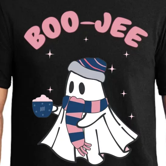 Spooky Season Cute Ghost Halloween Costume Boujee Boojee Pajama Set