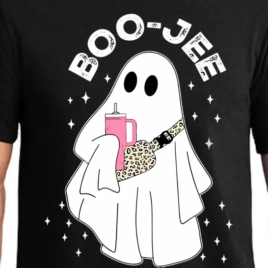 Spooky Season Cute Ghost Halloween Costume Boujee Boojee Gift Pajama Set