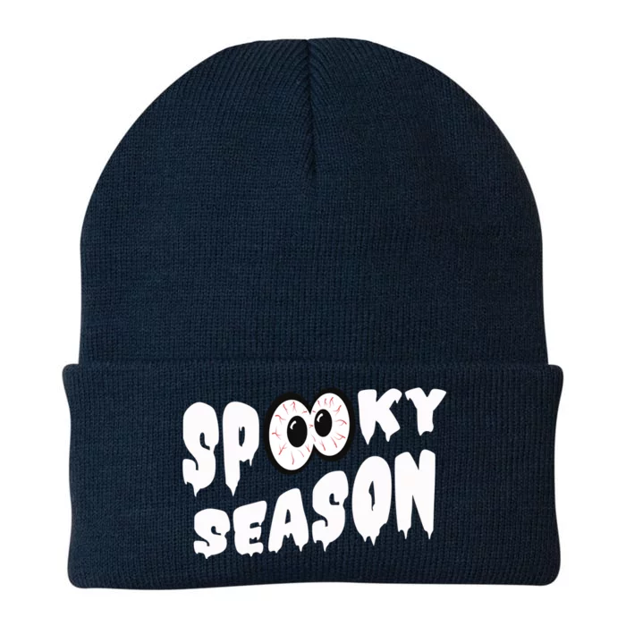 Spooky Season Crazy Eyes Halloween Knit Cap Winter Beanie