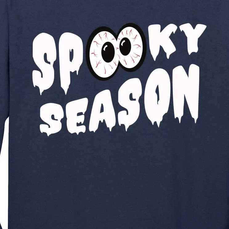 Spooky Season Crazy Eyes Halloween Tall Long Sleeve T-Shirt