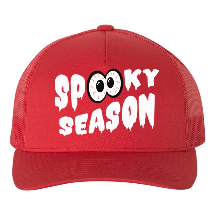 Spooky Season Crazy Eyes Halloween Yupoong Adult 5-Panel Trucker Hat