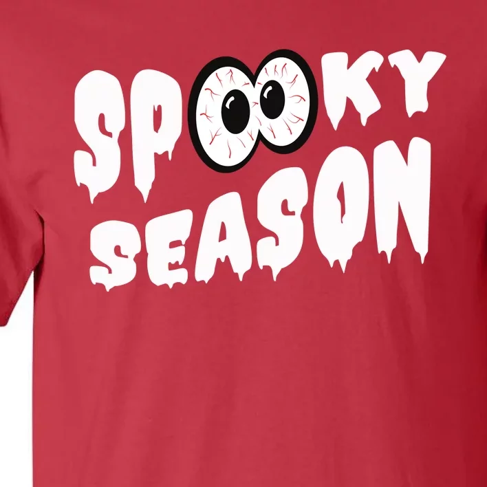 Spooky Season Crazy Eyes Halloween Tall T-Shirt