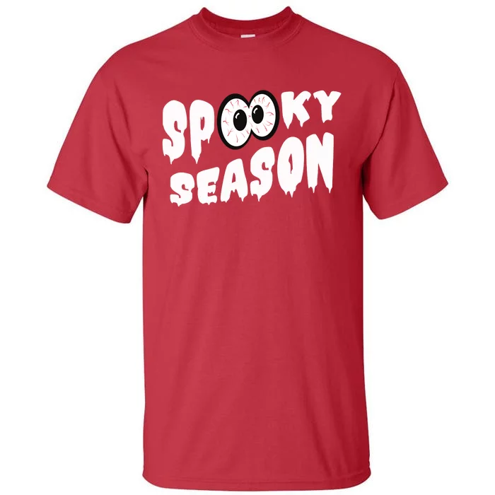 Spooky Season Crazy Eyes Halloween Tall T-Shirt