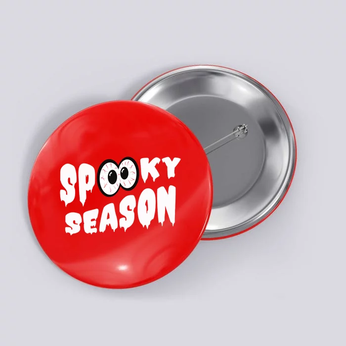 Spooky Season Crazy Eyes Halloween Button