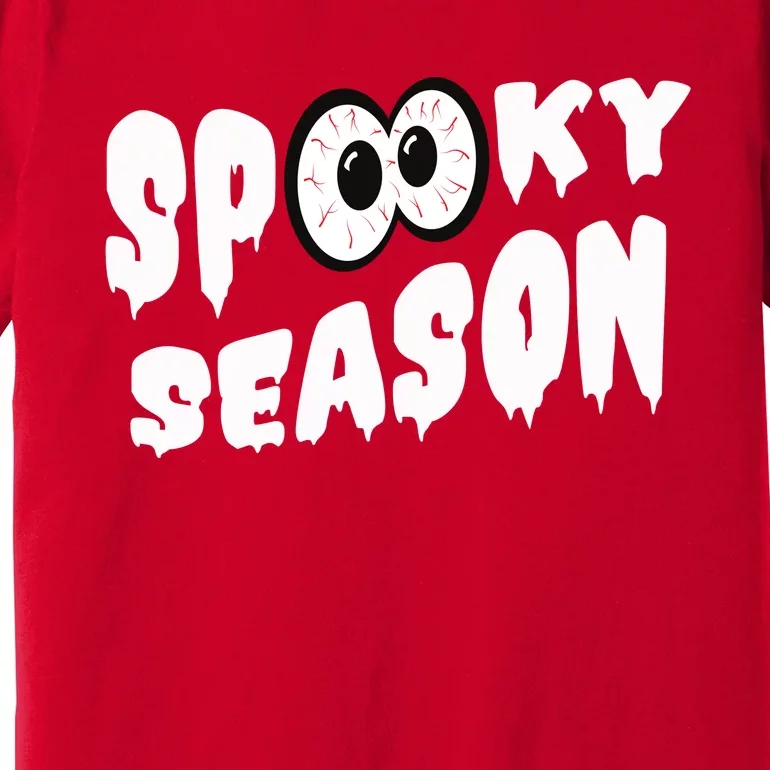 Spooky Season Crazy Eyes Halloween Premium T-Shirt