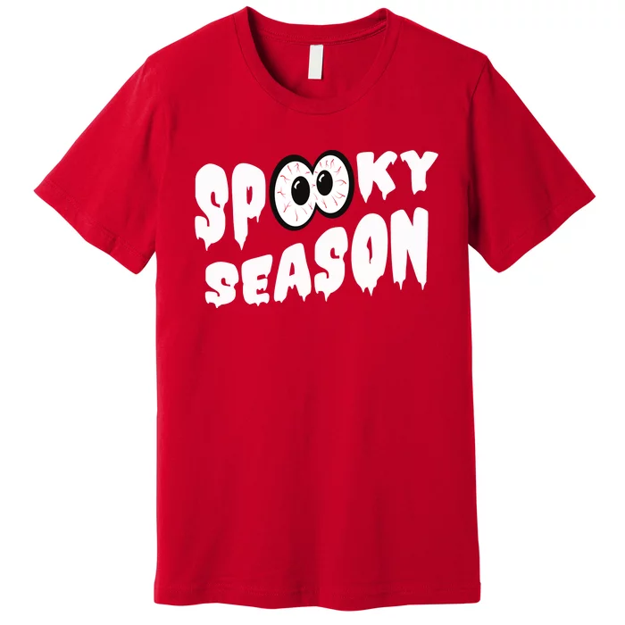 Spooky Season Crazy Eyes Halloween Premium T-Shirt