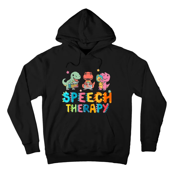 Speech Squad Cute Dinosaur Speech Therapy Speech Pathologist Hoodie