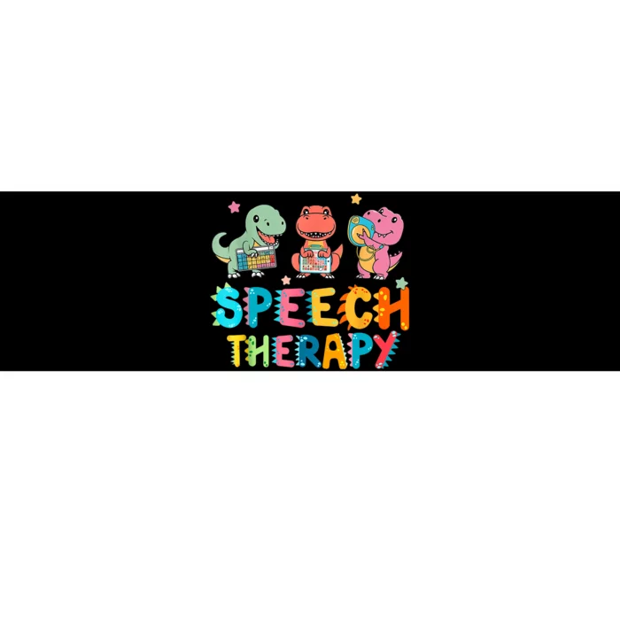 Speech Squad Cute Dinosaur Speech Therapy Speech Pathologist Bumper Sticker