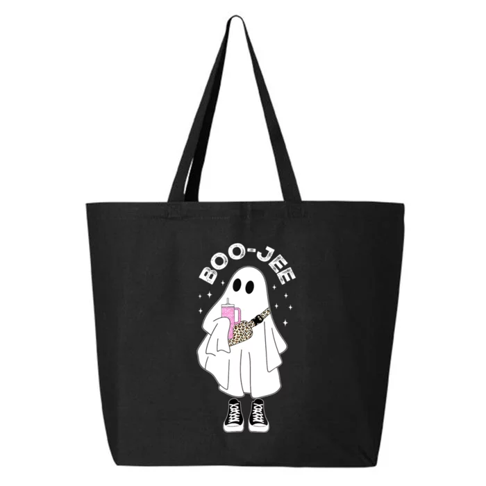 Spooky Season Cute Ghost Halloween Costume Boujee Boo Jee 25L Jumbo Tote