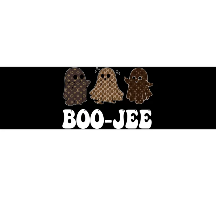 Spooky Season Cute Ghost Halloween Costume Boujee Boo Jee Bumper Sticker