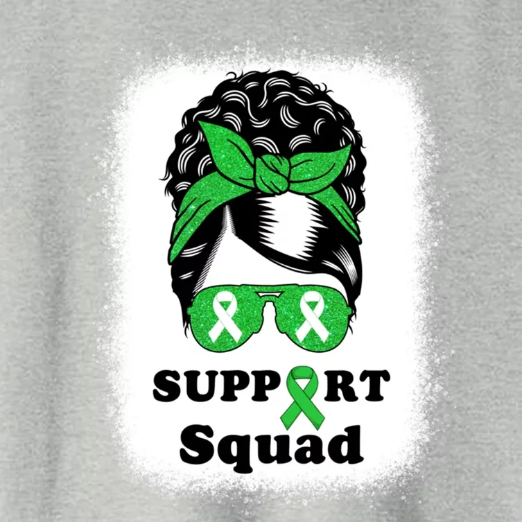 Support Squad Cerebral Palsy Awareness Afro Black Mom Meaningful Gift Women's Crop Top Tee