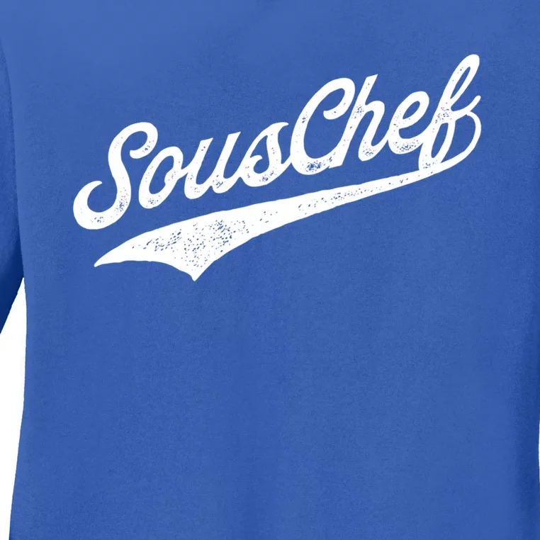 Souschef Sous Chef Gift Ladies Long Sleeve Shirt