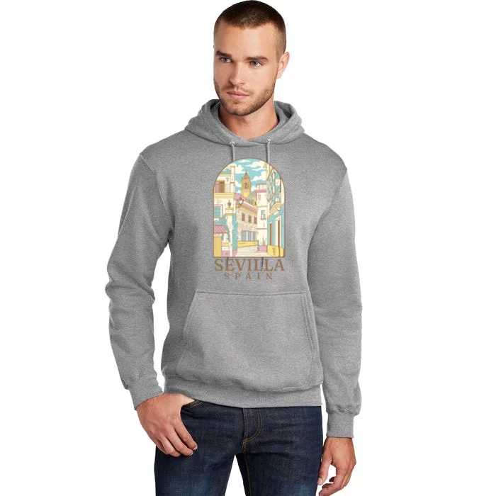 Sevilla Spain City Tall Hoodie