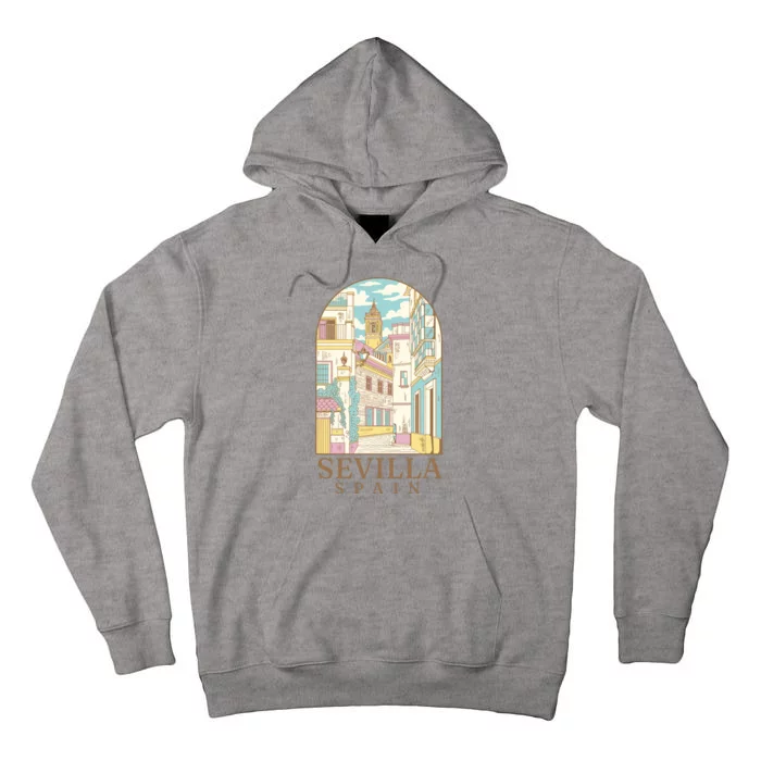 Sevilla Spain City Tall Hoodie