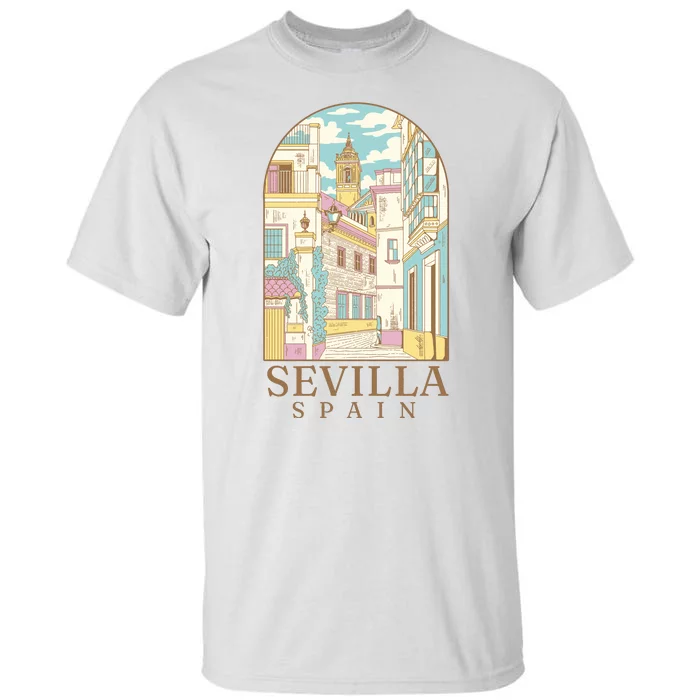 Sevilla Spain City Tall T-Shirt