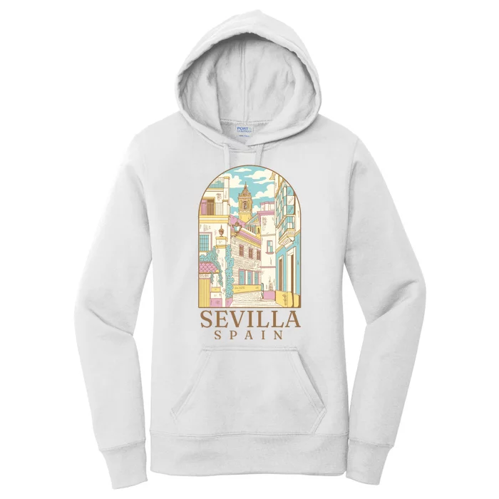 Sevilla Spain City Women's Pullover Hoodie