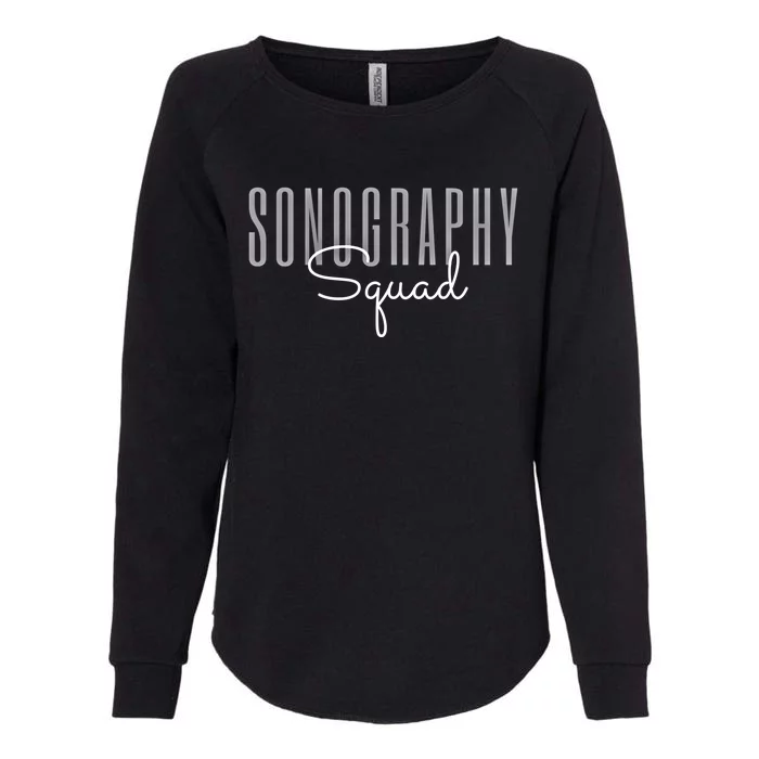 Sonography Squad Cardiac Sonographer Radiology Tech Vascular Gift Womens California Wash Sweatshirt