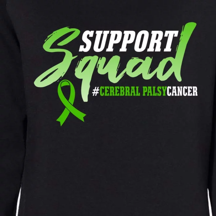 Support Squad Cerebral Palsy Cancer Survivors Ribbon Gift Womens California Wash Sweatshirt