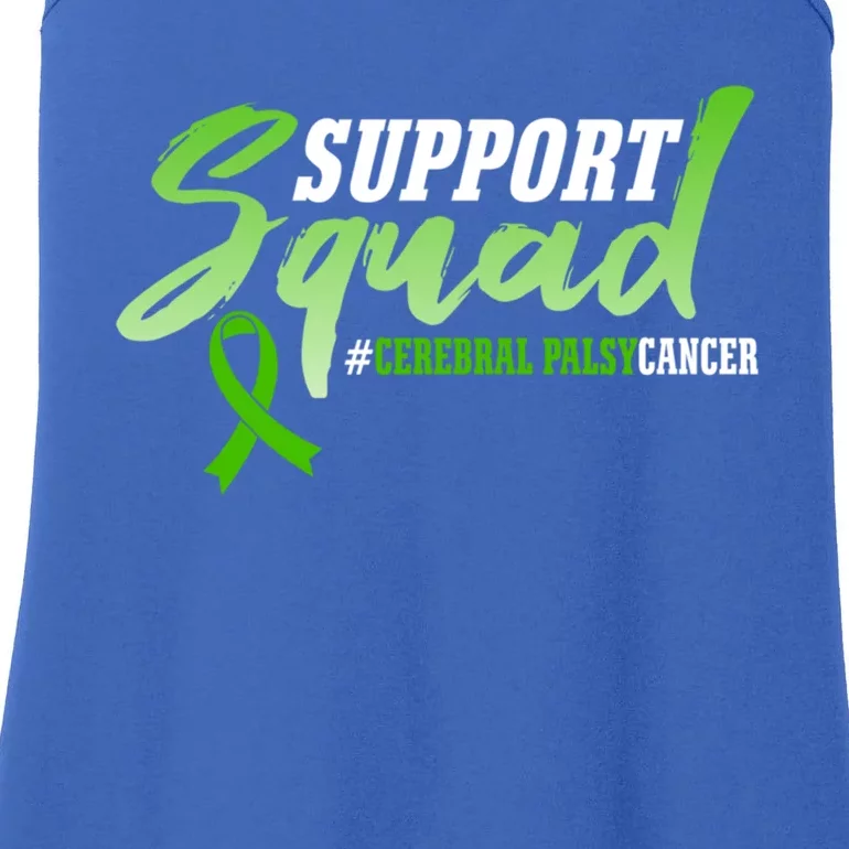 Support Squad Cerebral Palsy Cancer Survivors Ribbon Gift Ladies Essential Tank