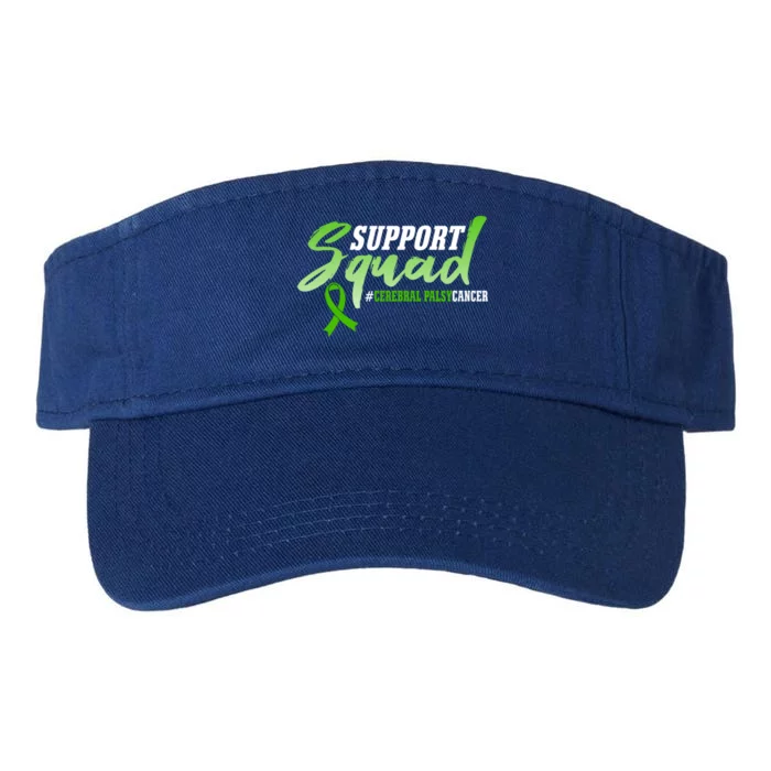 Support Squad Cerebral Palsy Cancer Survivors Ribbon Gift Valucap Bio-Washed Visor