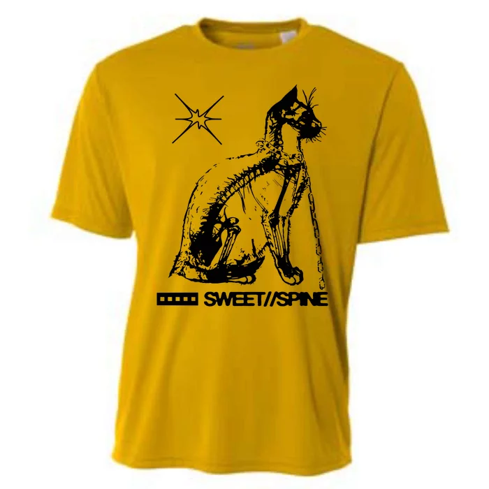 Sweet Spine Cat Cooling Performance Crew T-Shirt