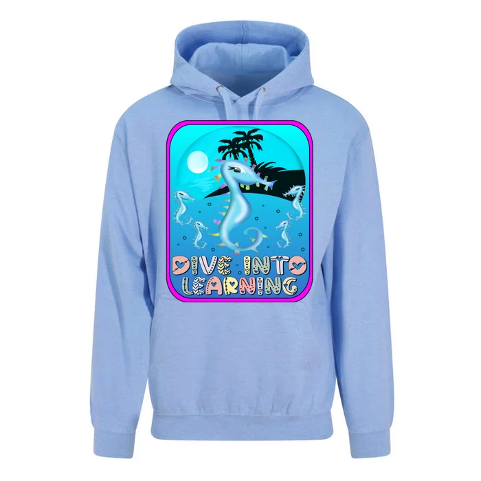 Seahorse Swimming Cute Gift Unisex Surf Hoodie