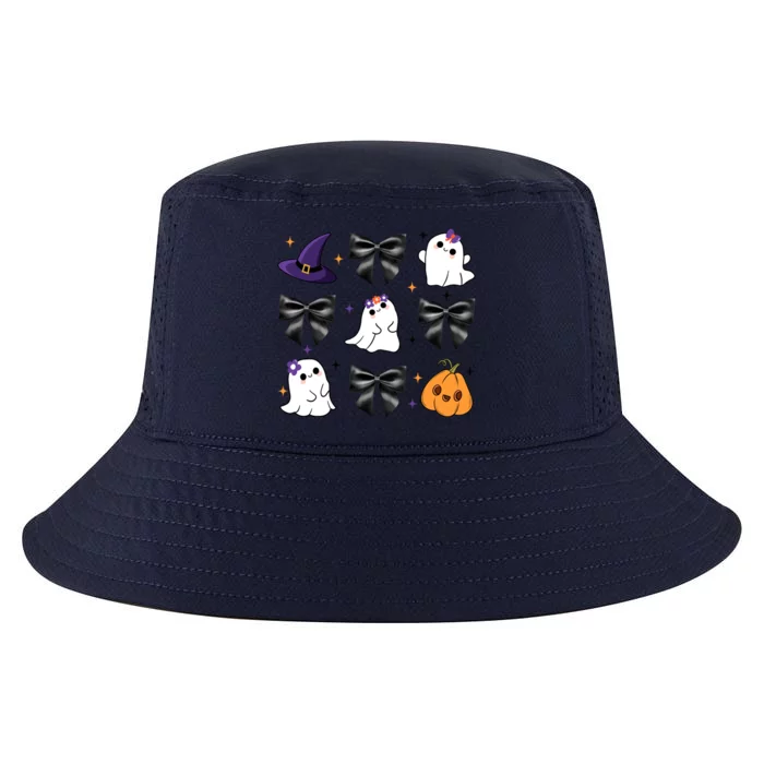 Spooky Season Cute Boo Ghost Coquette Halloween Cool Comfort Performance Bucket Hat