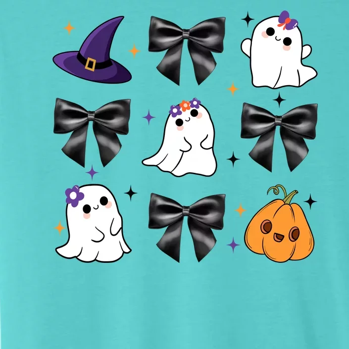 Spooky Season Cute Boo Ghost Coquette Halloween ChromaSoft Performance T-Shirt