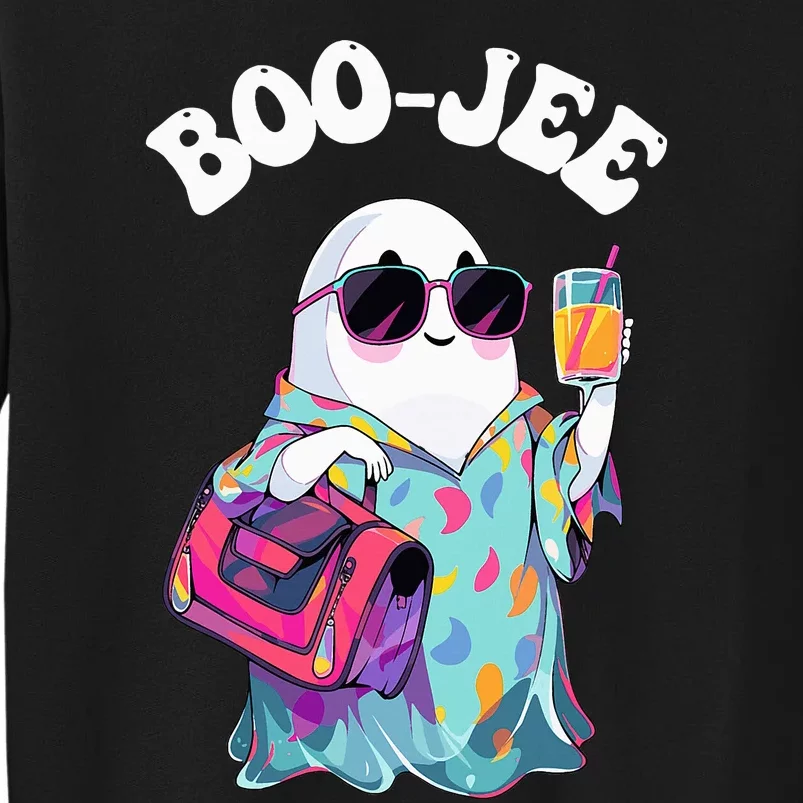 Spooky Season Cute Ghost Halloween Costume Boujee BooJee Sweatshirt