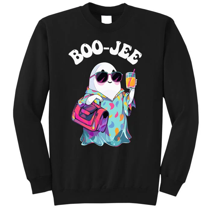 Spooky Season Cute Ghost Halloween Costume Boujee BooJee Sweatshirt