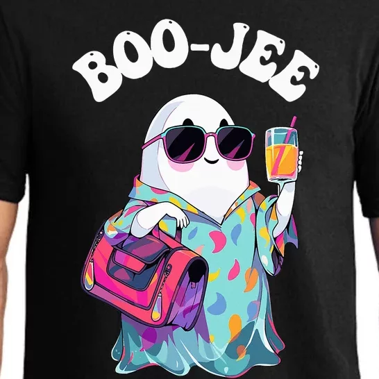 Spooky Season Cute Ghost Halloween Costume Boujee BooJee Pajama Set