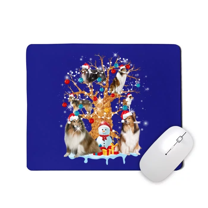 Shetland Sheepdog Christmas Tree Ornat Dog Lover Xmas Great Gift Mousepad