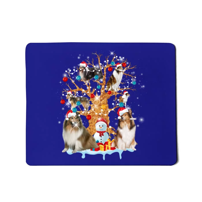 Shetland Sheepdog Christmas Tree Ornat Dog Lover Xmas Great Gift Mousepad