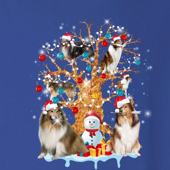 Shetland Sheepdog Christmas Tree Ornat Dog Lover Xmas Great Gift Toddler Long Sleeve Shirt