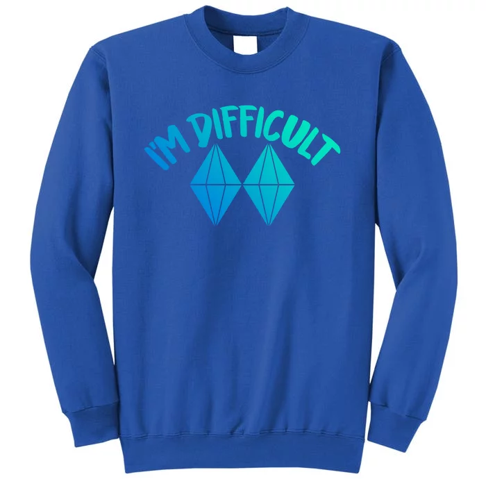 Skiing Snowboarding Difficult Gift Sweatshirt