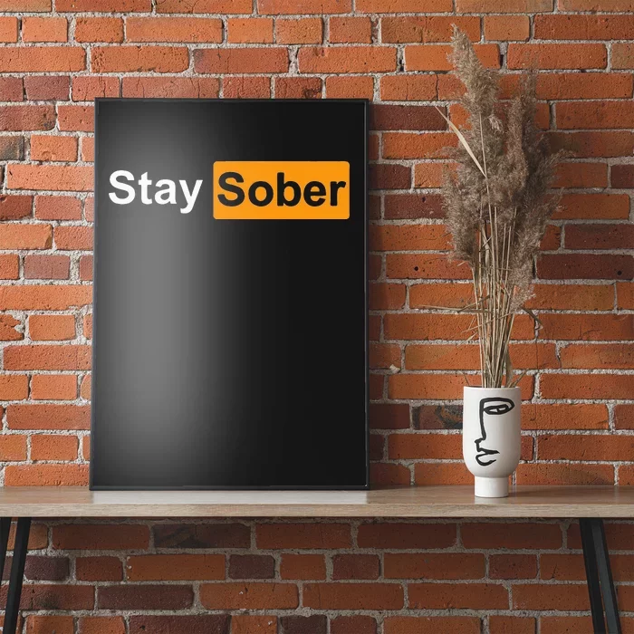 Staysober Sarcastic Dry Month Poster