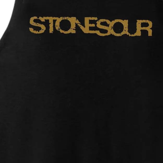 Stone Sour Distressed Logo Ladies Tri-Blend Wicking Tank