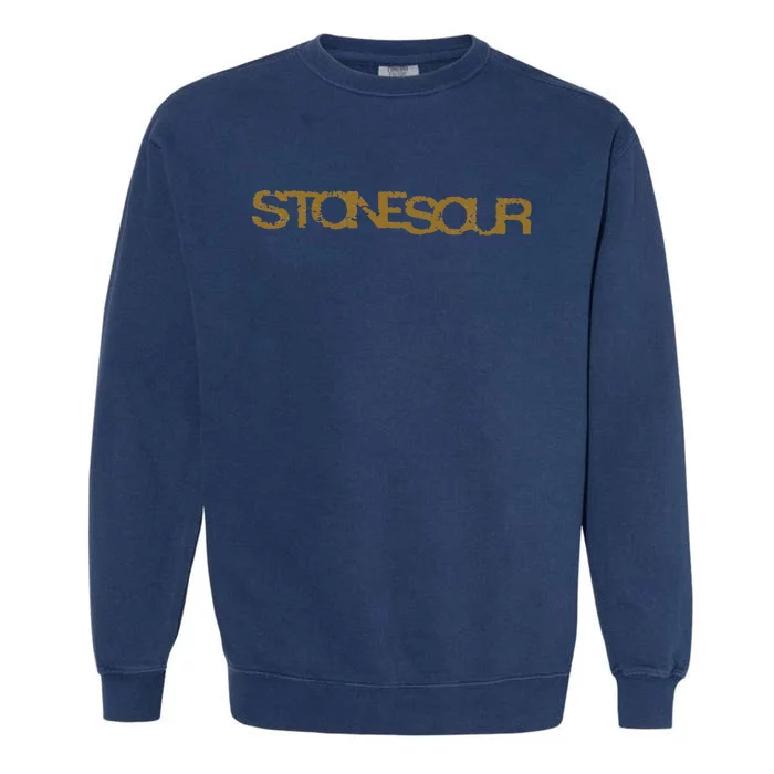 Stone Sour Distressed Logo Garment-Dyed Sweatshirt