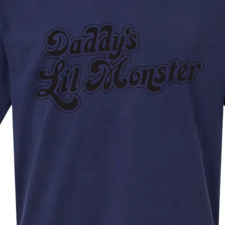 Suicide Squad Daddy's Lil Little Monster Harley Quinn Halloween Fancy Squad Sueded Cloud Jersey T-Shirt