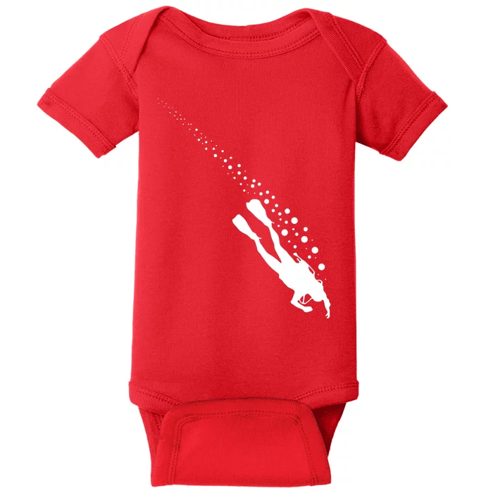 Style Scuba Diving Diver Baby Bodysuit