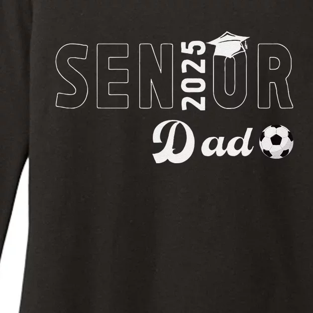 Soccer Senior Dad 2025 Soccer Player Senior Father 2025 Womens CVC Long Sleeve Shirt