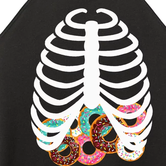 Spooky Skeleton Donut Costume for Halloween Festivities Women’s Perfect Tri Rocker Tank