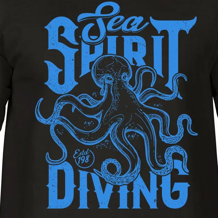 Sea Spirit Diving Funny Fishing Poster Comfort Colors T-Shirt